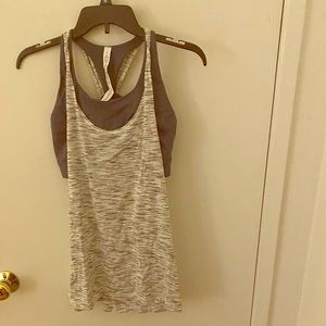 Lululemon tank top with built in bra in a size 8